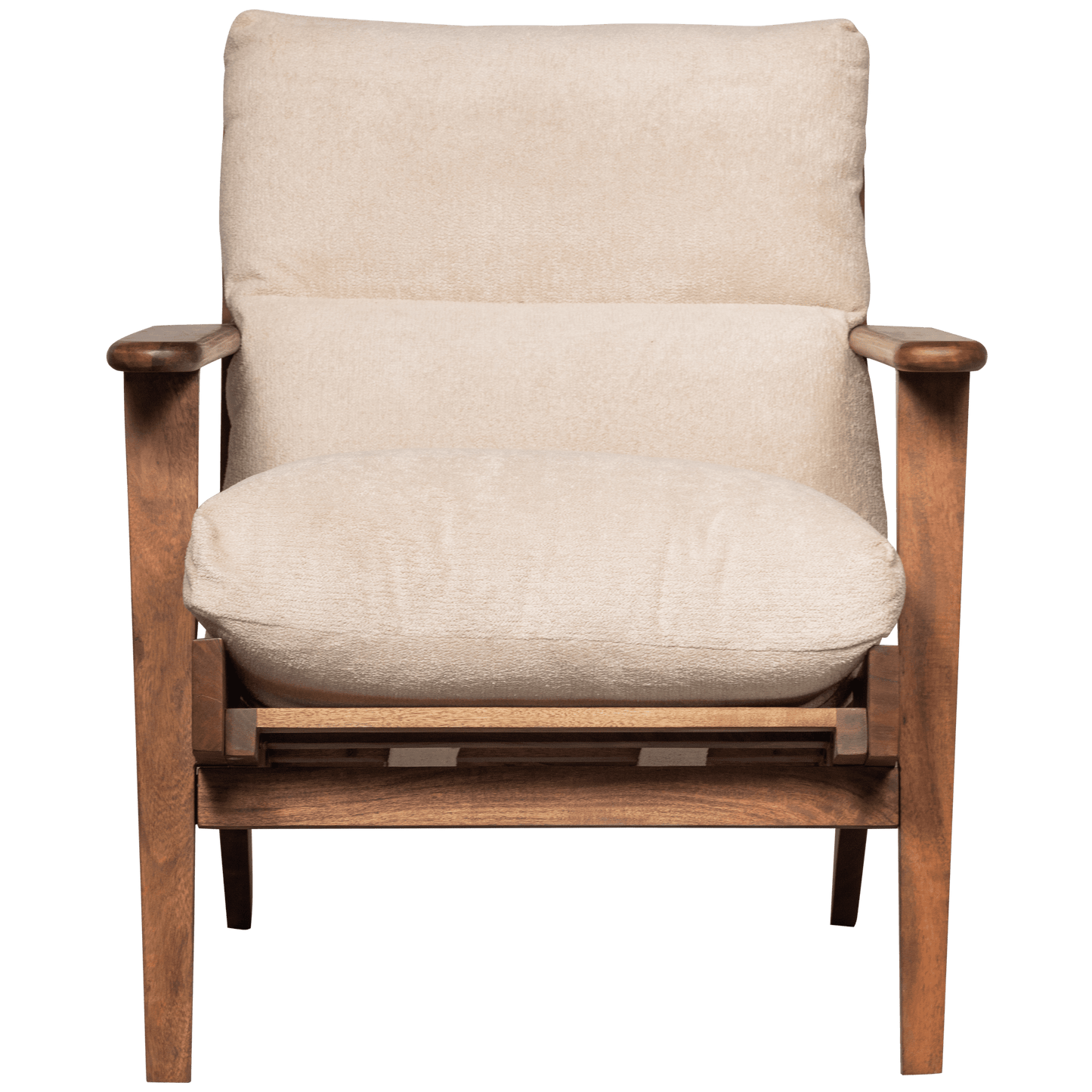 BePureHome Houston fauteuil bouclé naturel