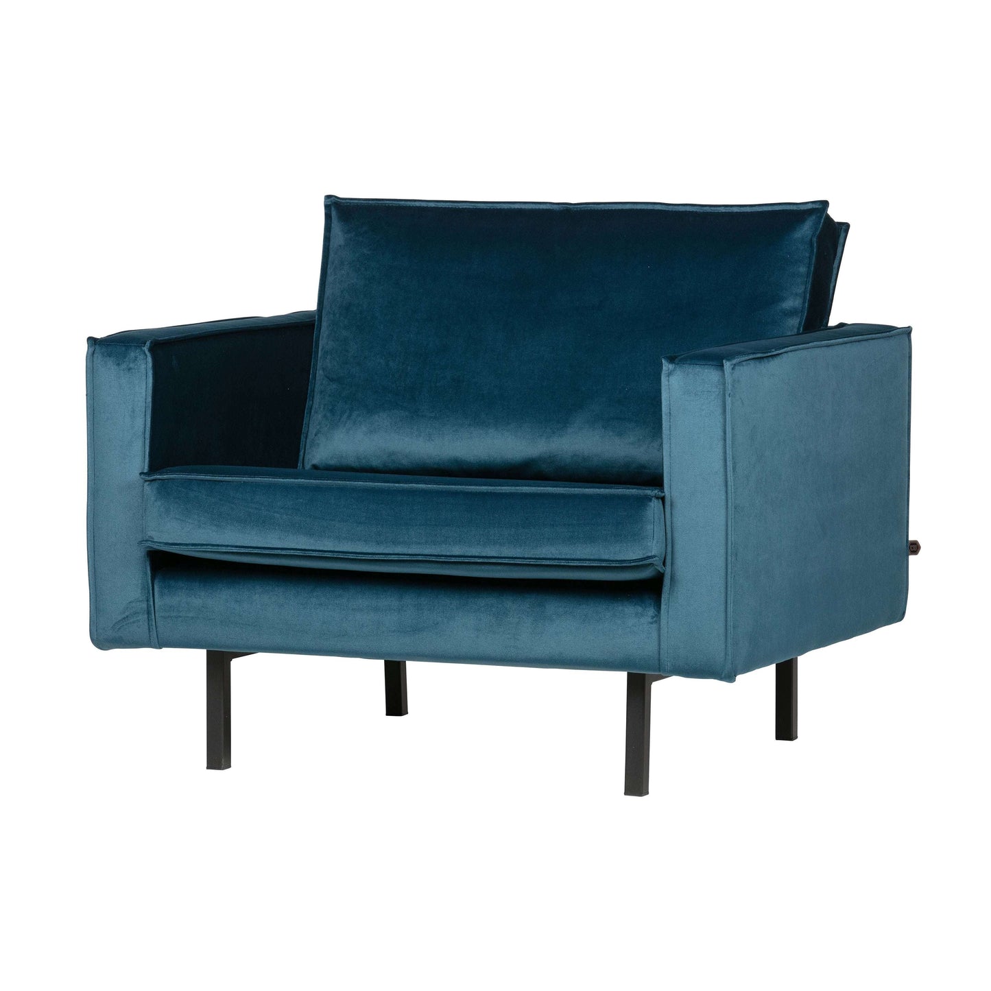 BePureHome Rodeo fauteuil blauw