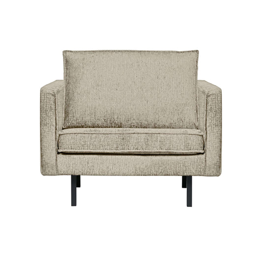 BePureHome Rodeo fauteuil velvet wheatfield