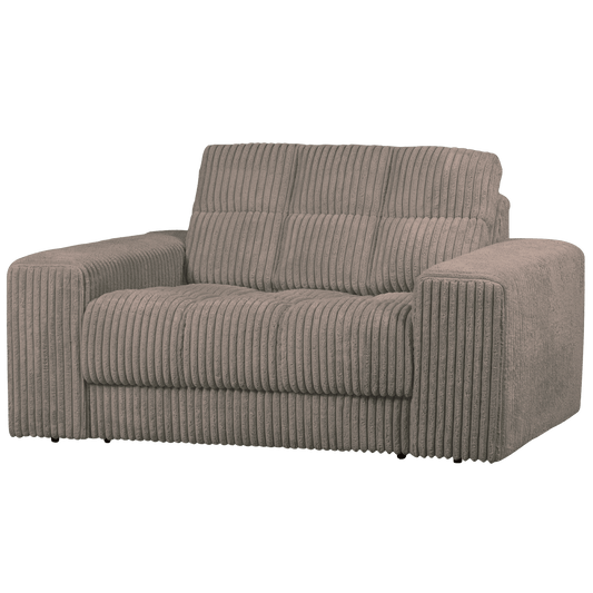 BePureHome Second Date loveseat grove ribstof mud