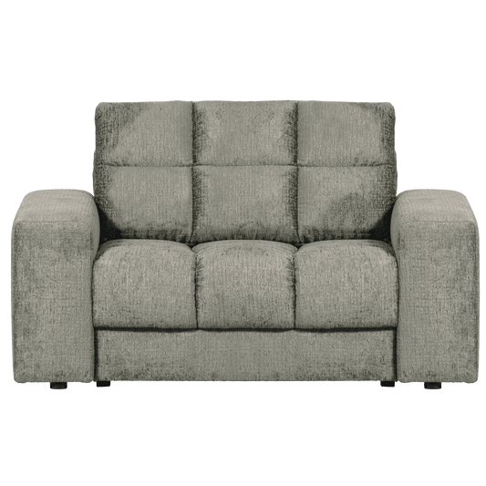 BePureHome Second Date loveseat structure velvet frost