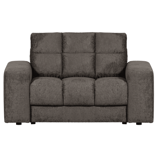 BePureHome Second Date loveseat structure velvet mountain