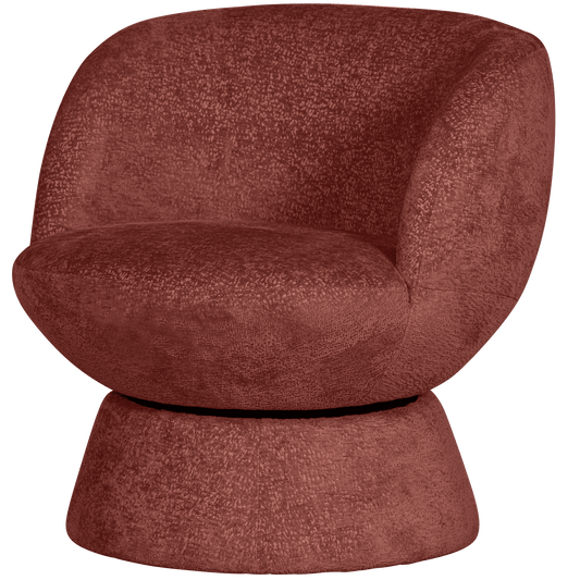 BePureHome Shuffle draaifauteuil ruby