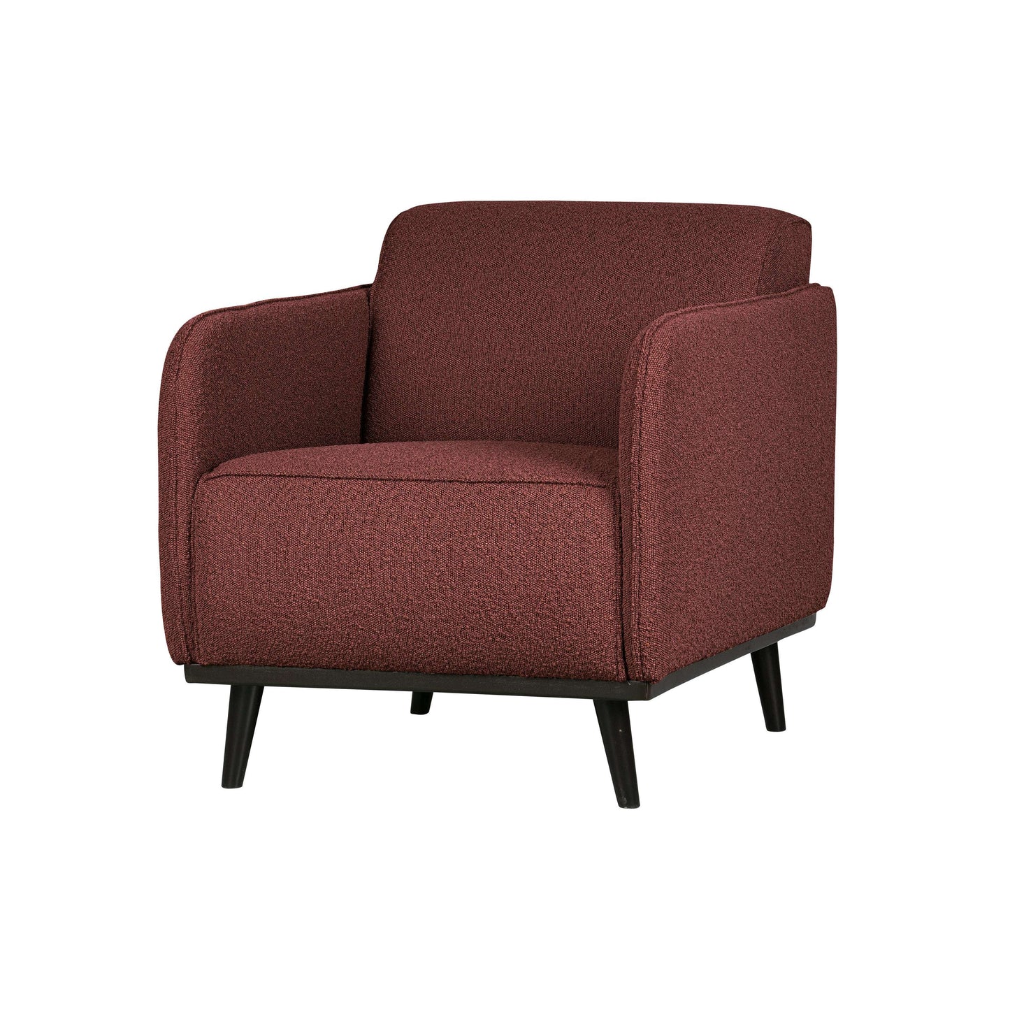 BePureHome Statement fauteuil met arm boucle bruin