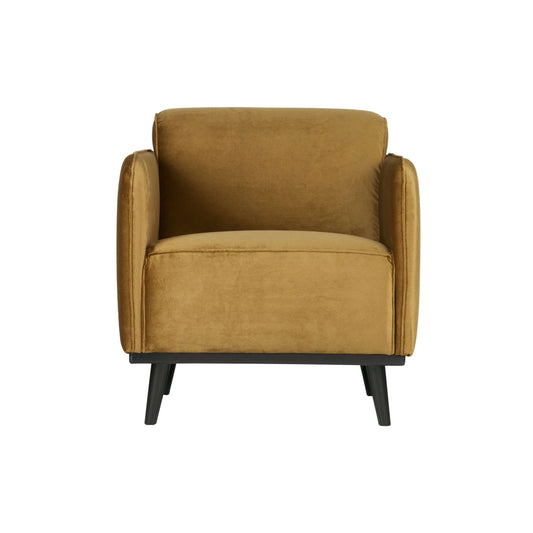 BePureHome Statement fauteuil met arm geel