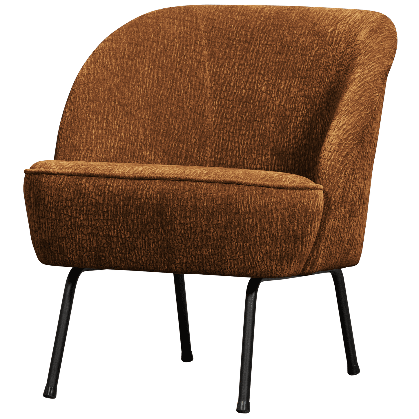 BePureHome Vogue fauteuil 3d chenille midden bruin