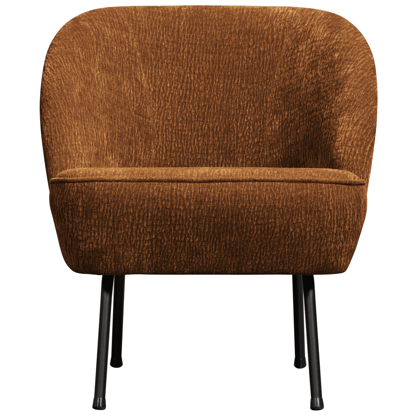 BePureHome Vogue fauteuil 3d chenille midden bruin