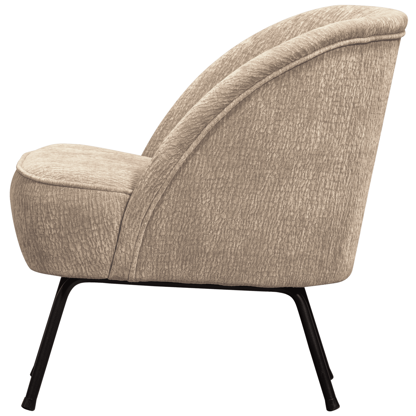 BePureHome Vogue fauteuil 3d chenille zand