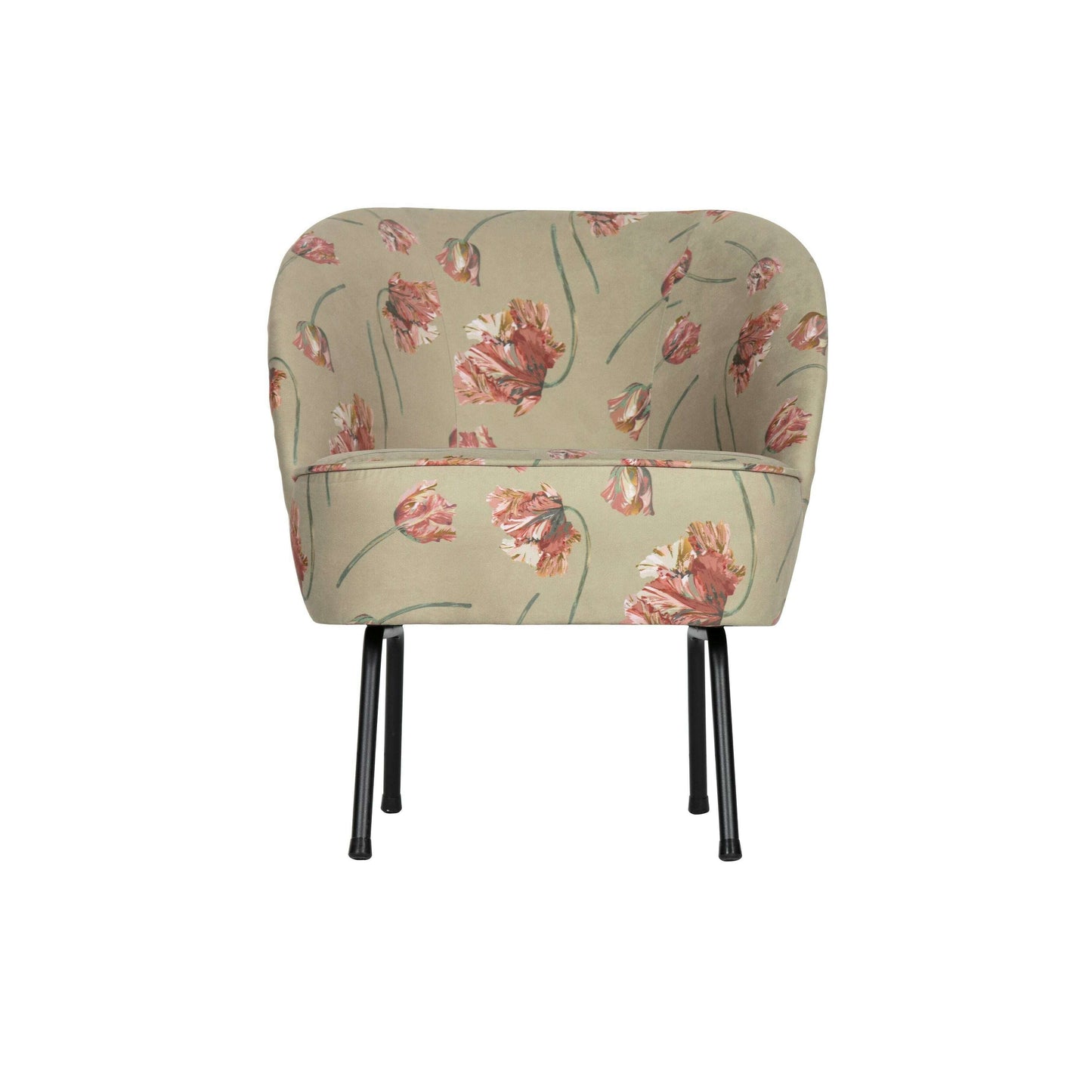 BePureHome Vogue fauteuil fluweel rococo agave