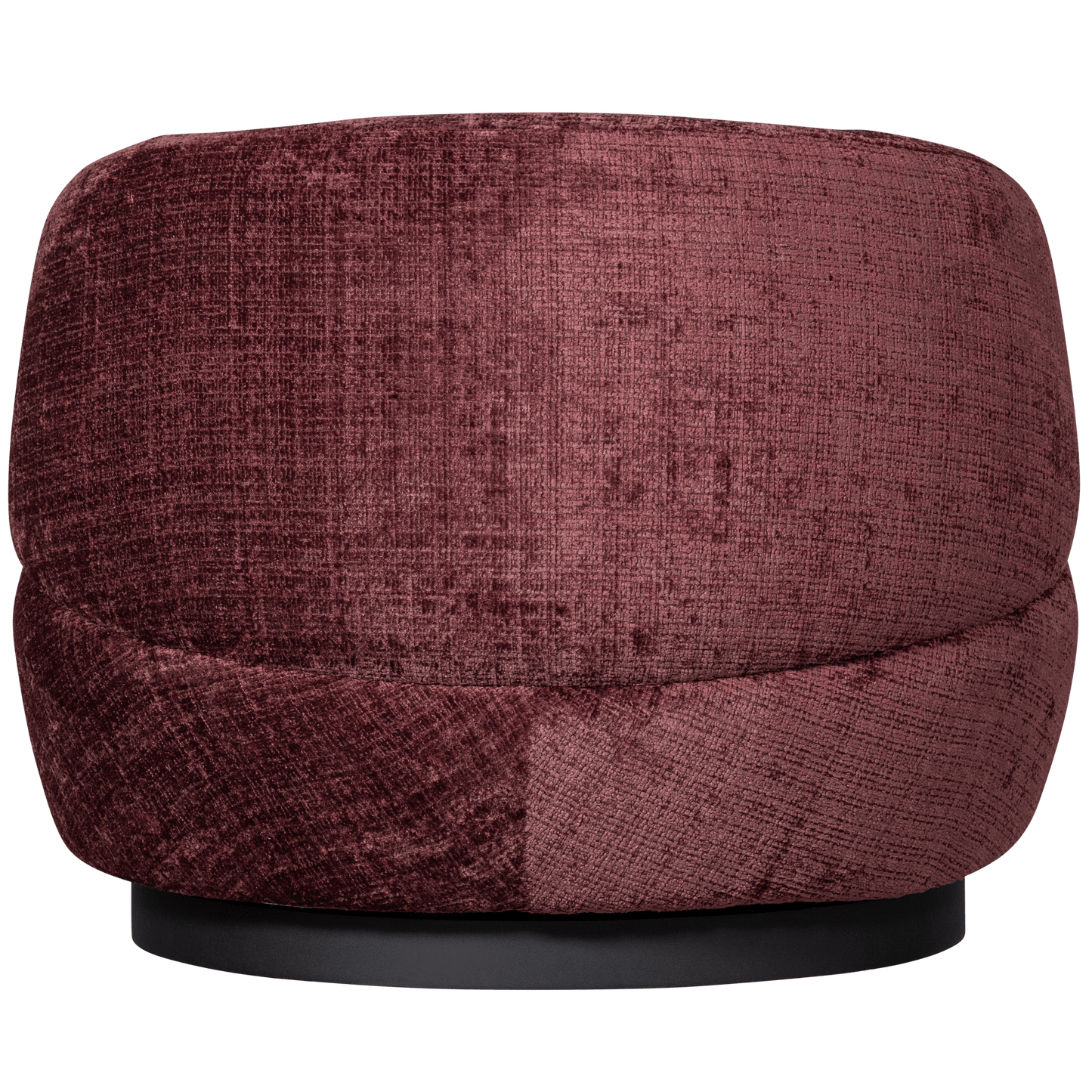 BePureHome Woolly draaifauteuil aubergine