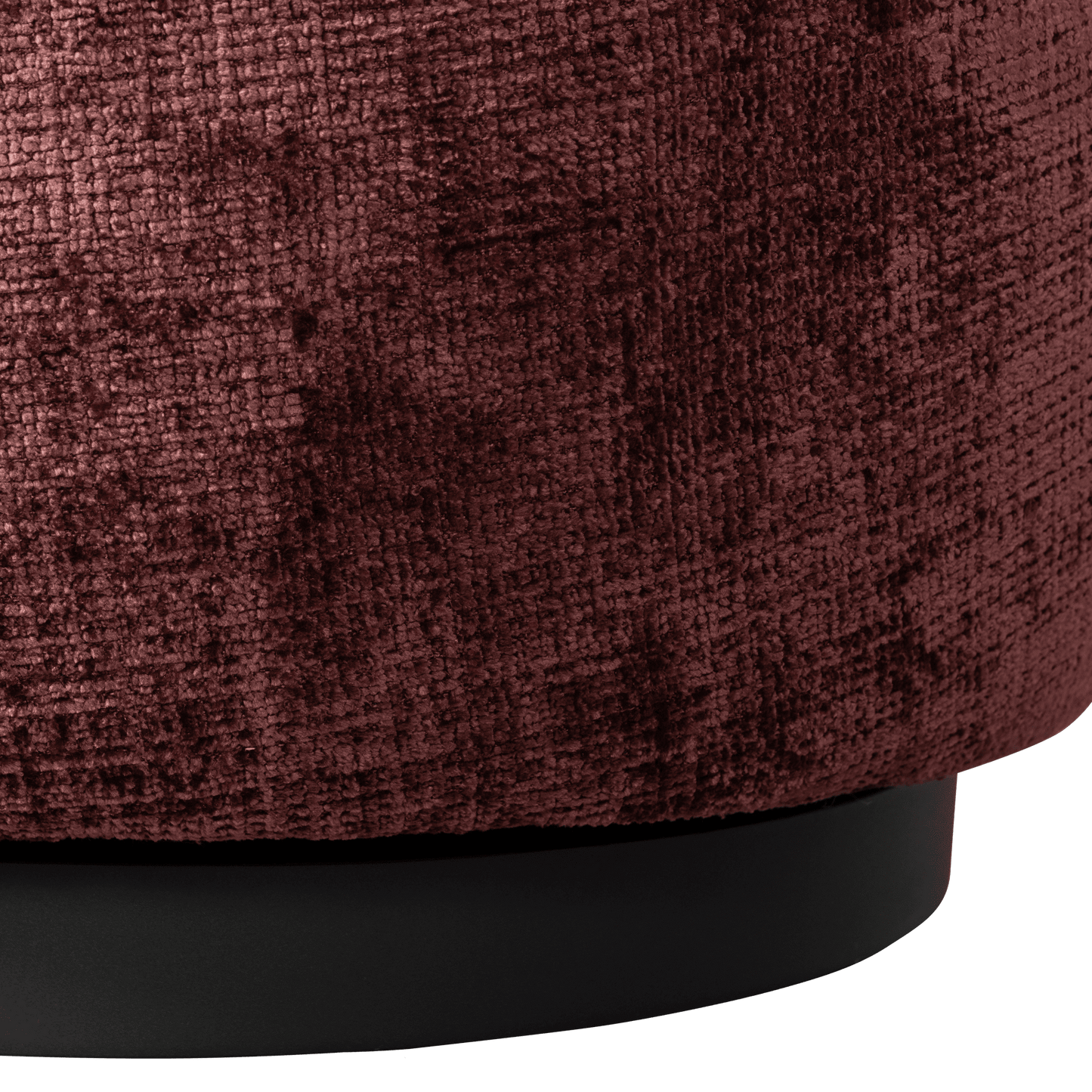 BePureHome Woolly draaifauteuil aubergine