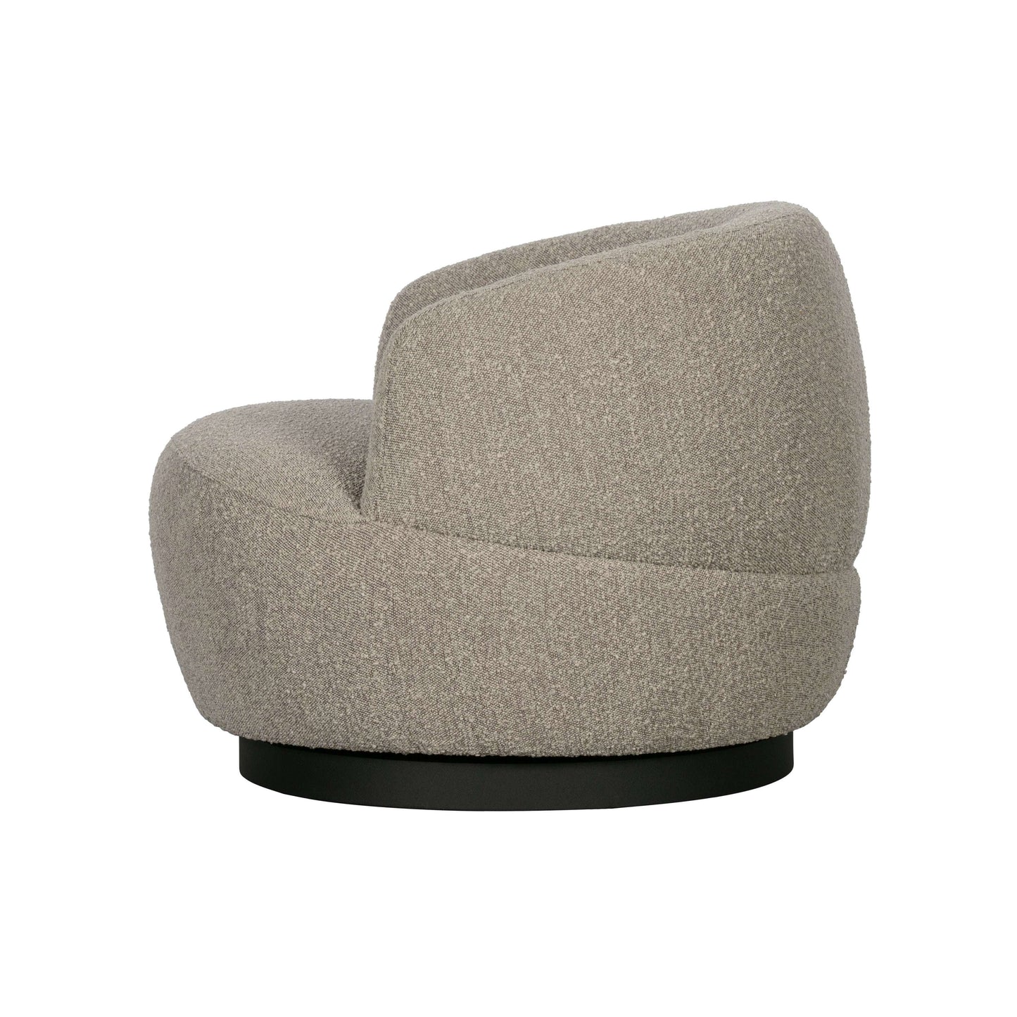 BePureHome Woolly draaifauteuil boucle naturel