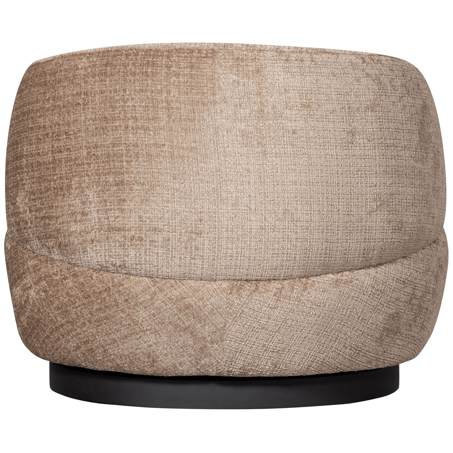 BePureHome Woolly draaifauteuil zand