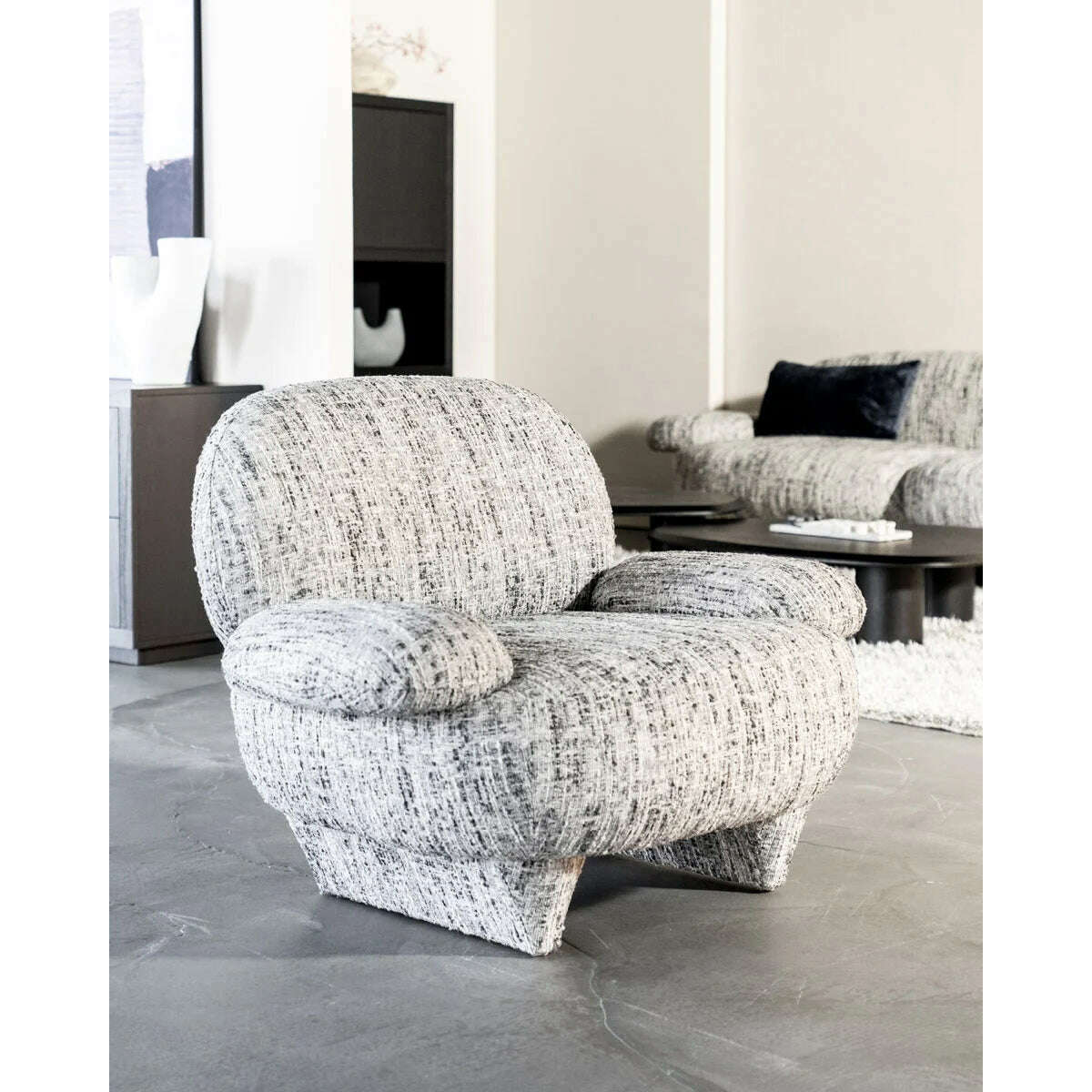 Eleonora Jayden fauteuil barkley grijs