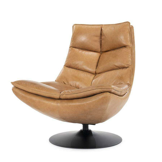 Eleonora Sven fauteuil cognac boho leder