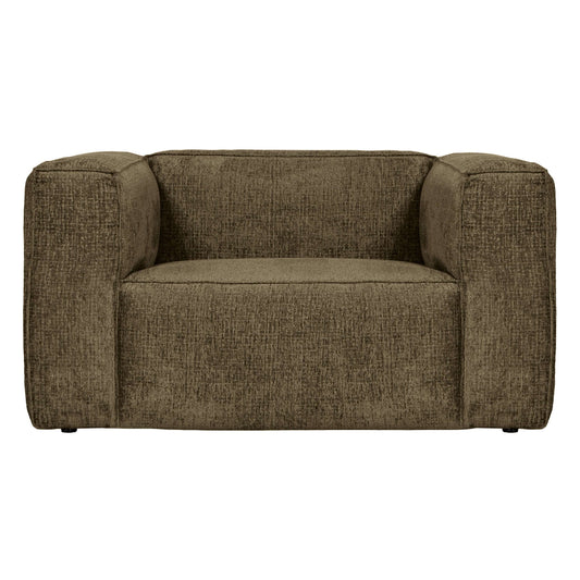 WOOOD Bean fauteuil velvet moss