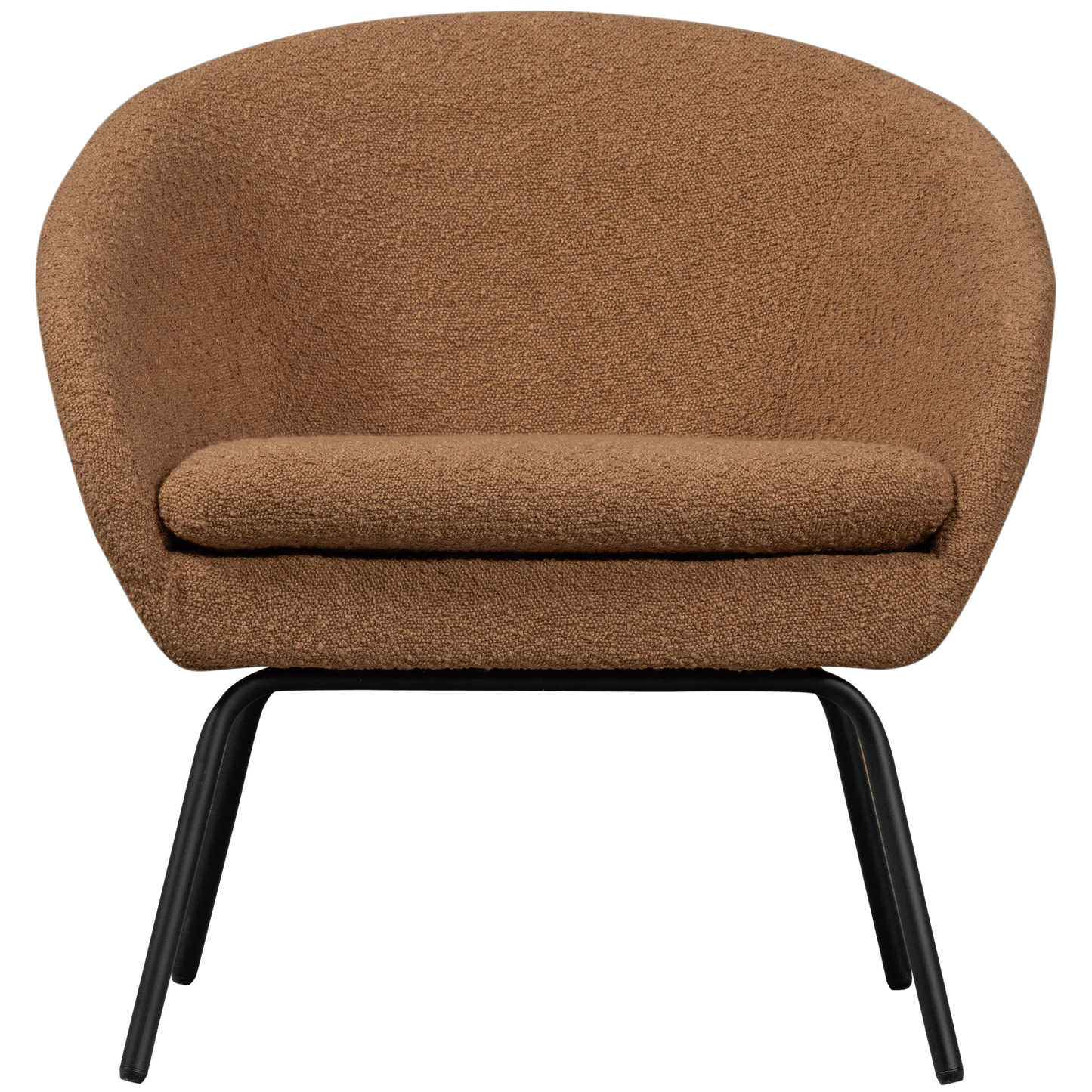 WOOOD Ditte fauteuil boucle cognac