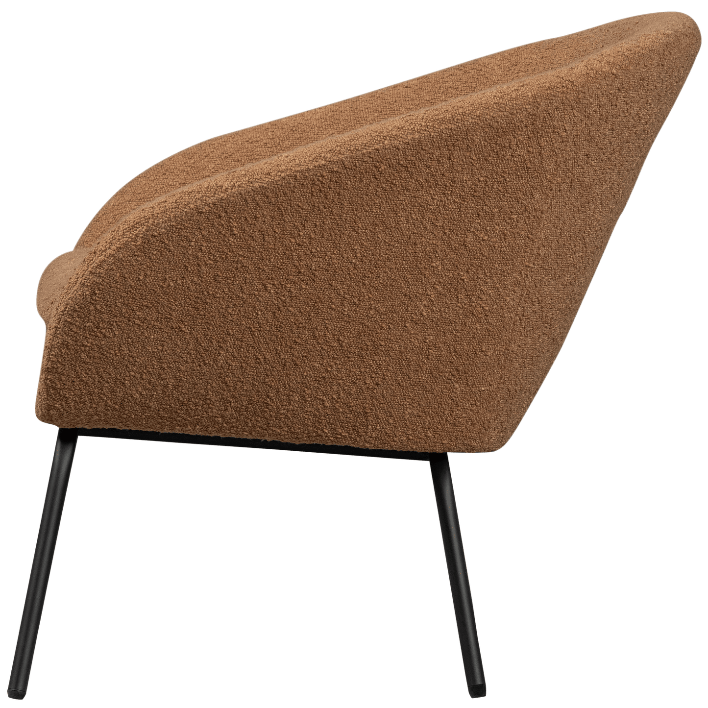 WOOOD Ditte fauteuil boucle cognac