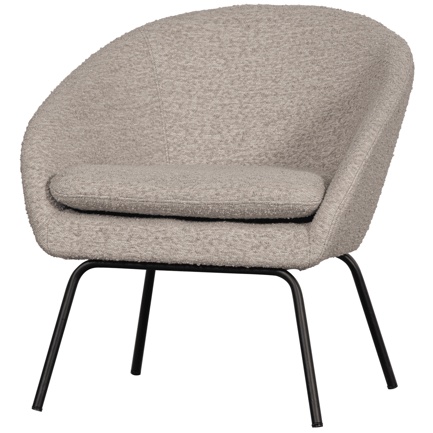 WOOOD Ditte fauteuil boucle greige