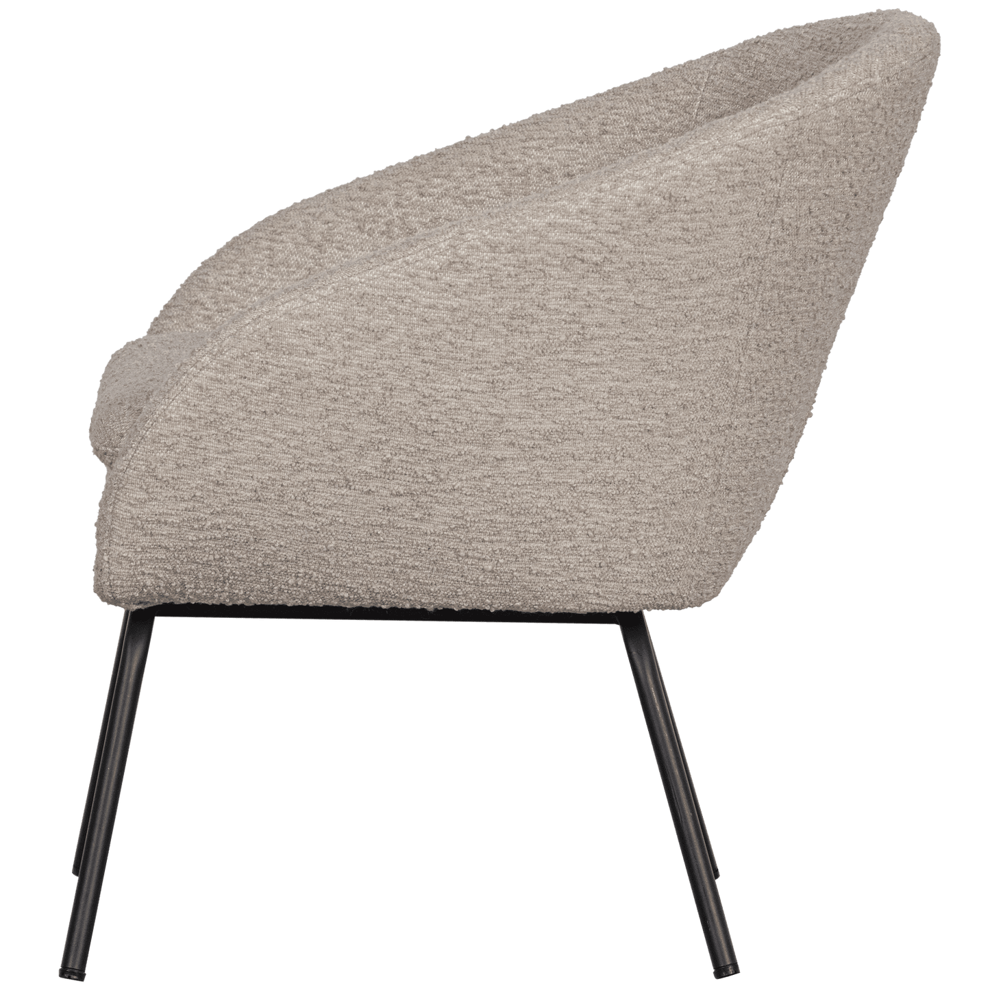 WOOOD Ditte fauteuil boucle greige