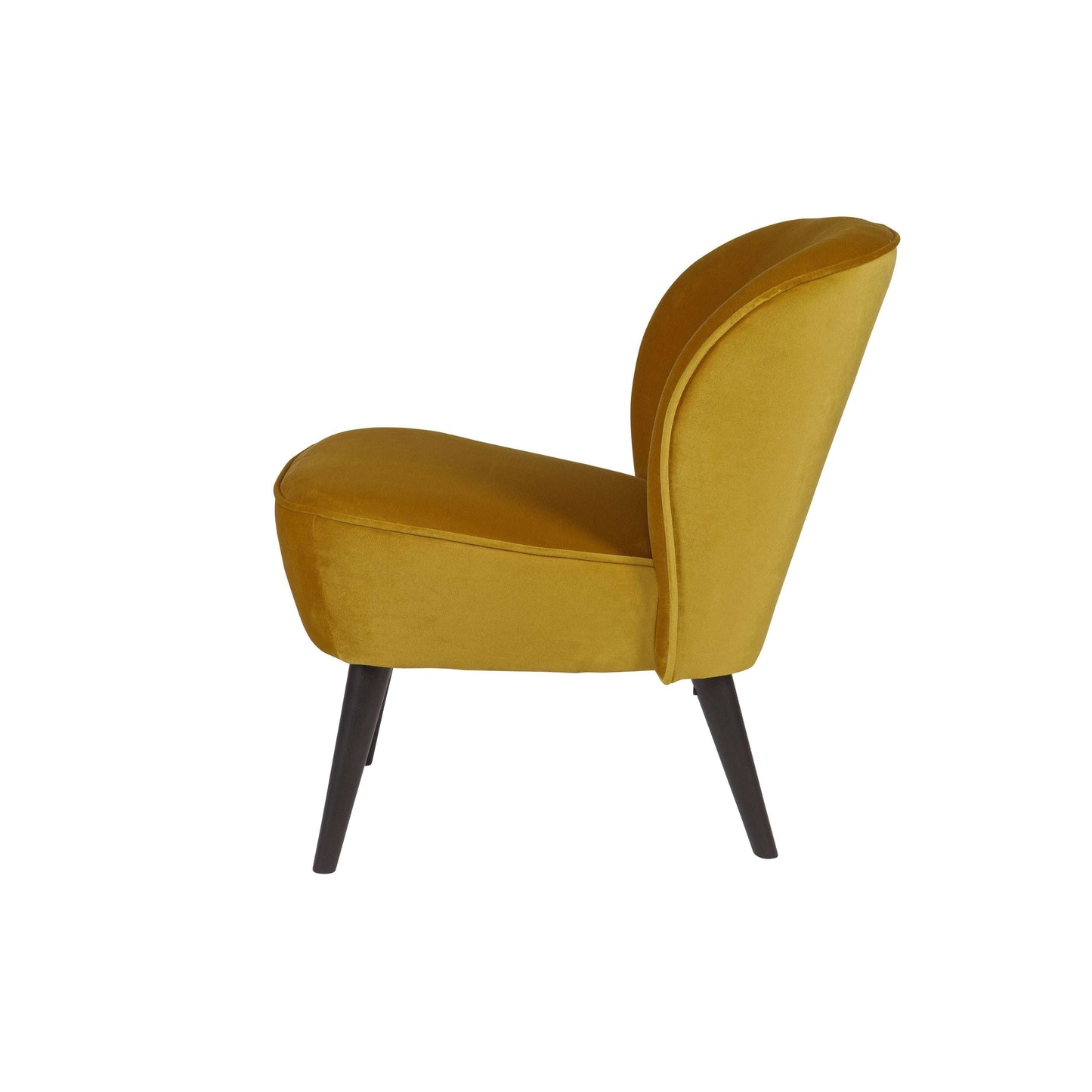 WOOOD Sara fauteuil ochre