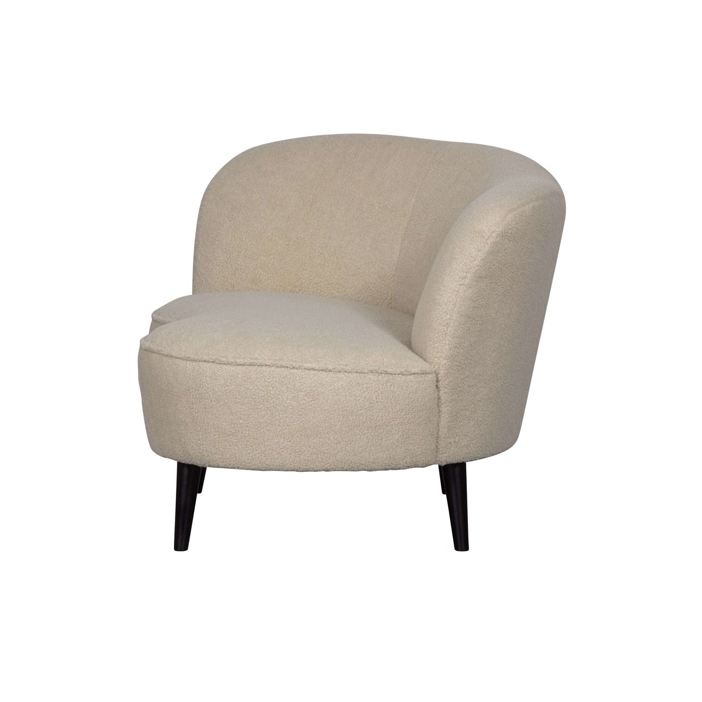 WOOOD Sara lounge fauteuil links off white