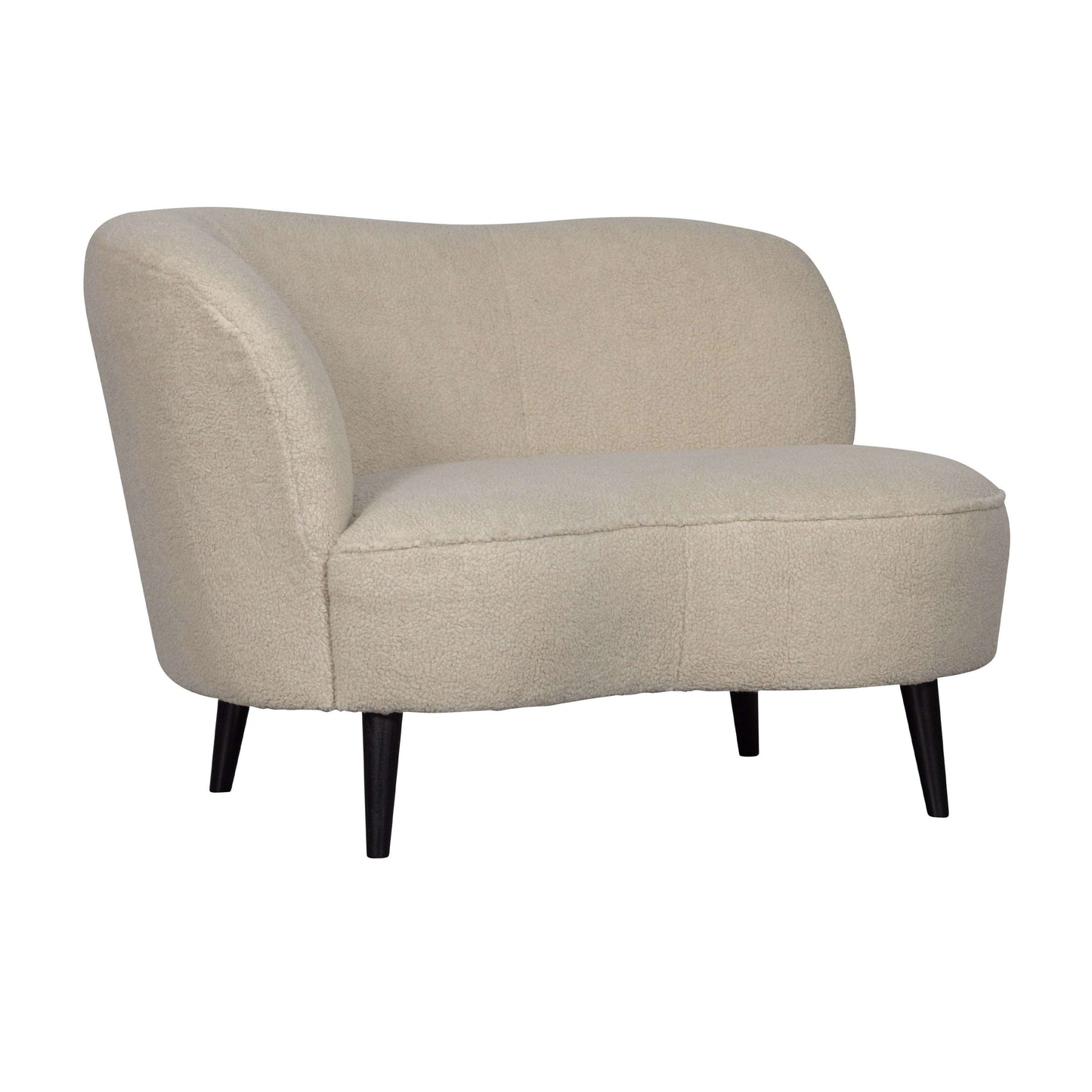 WOOOD Sara lounge fauteuil links off white