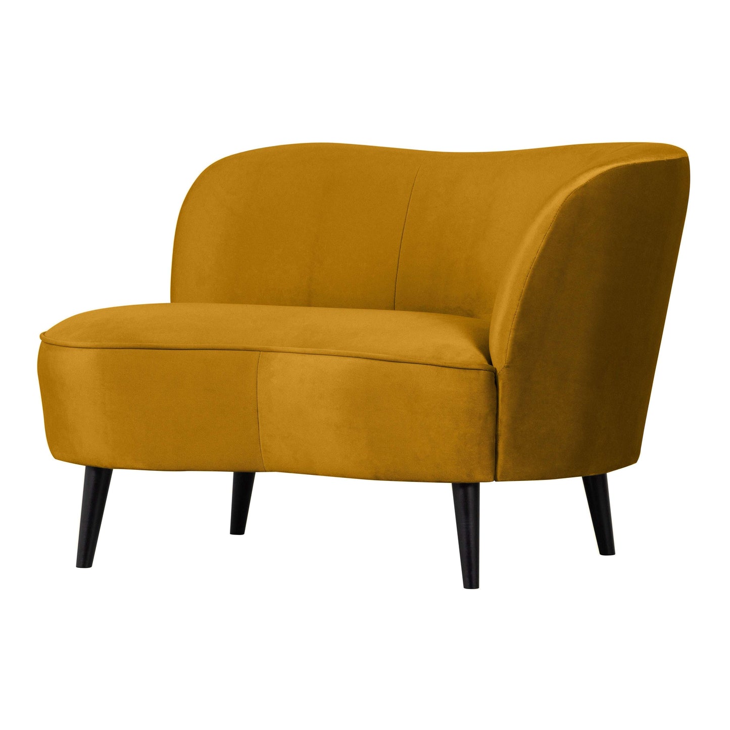 WOOOD Sara lounge fauteuil rechts ochre