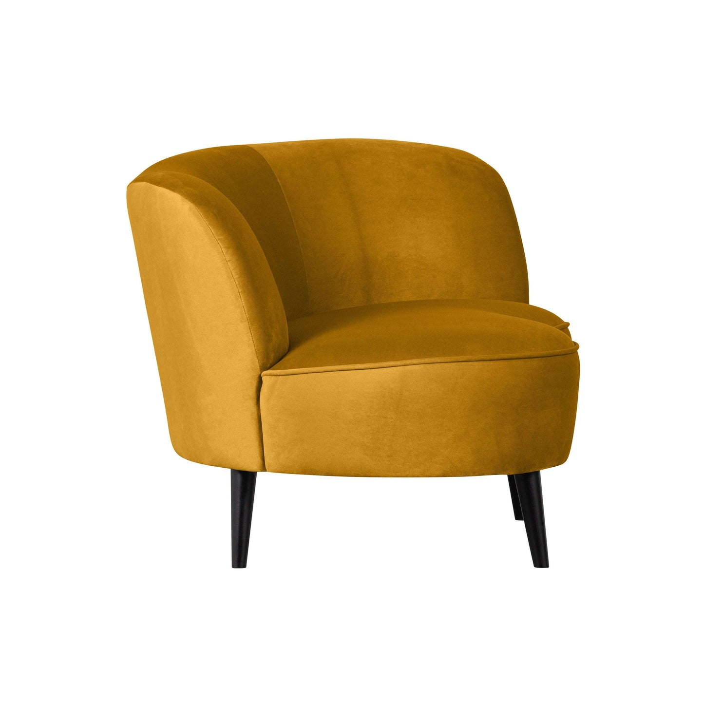 WOOOD Sara lounge fauteuil rechts ochre