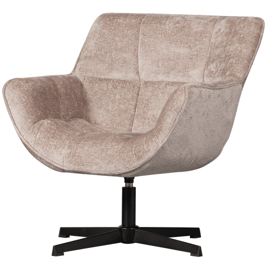 WOOOD Wibo draaifauteuil taupe