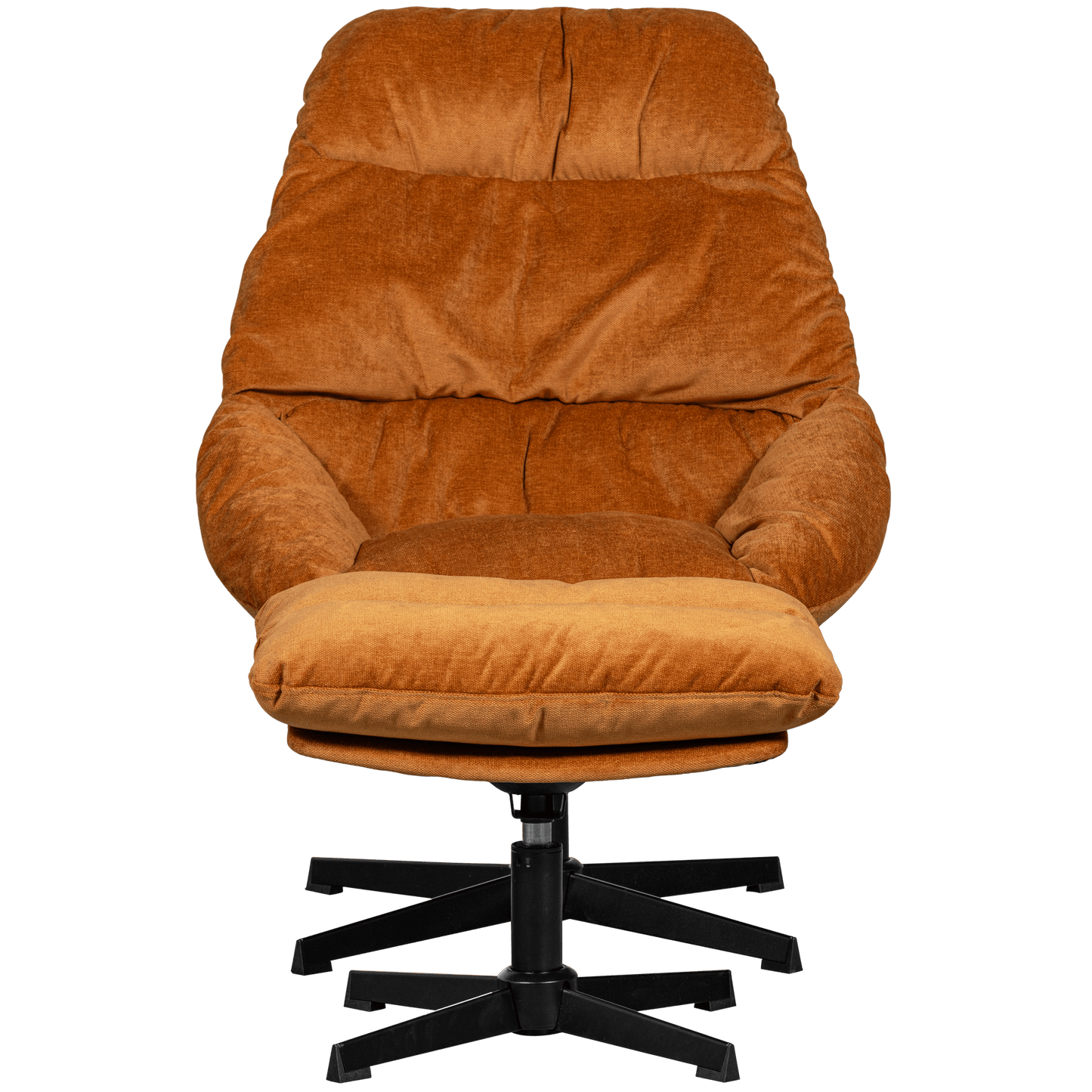 WOOOD Yaro fauteuil met hocker ginger